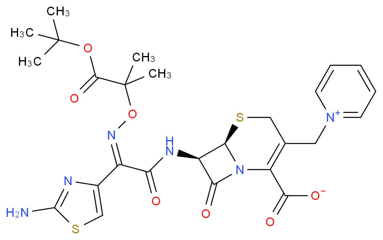 Ceftazidime t-Butyl Ester_分子结构_CAS_102772-66-7)