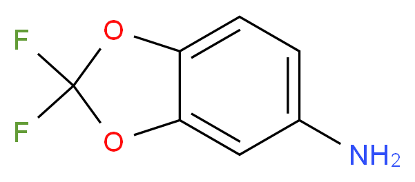 5-氨基-2,2-二氟-1,3-苯并二噁唑_分子结构_CAS_1544-85-0)