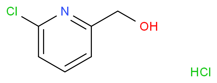 6-Chloro-2-hydroxymethylpyridine hydrochloride_分子结构_CAS_83782-89-2)