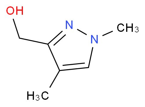 (1,4-dimethyl-1H-pyrazol-3-yl)methanol_分子结构_CAS_881008-97-5