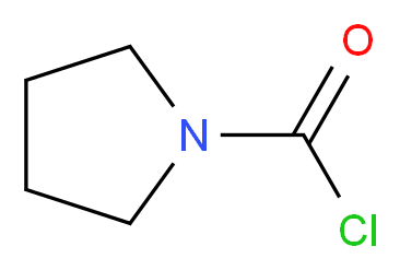 pyrrolidine-1-carbonyl chloride_分子结构_CAS_1192-63-8