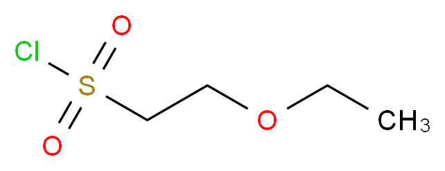 2-Ethoxyethanesulfonyl chloride_分子结构_CAS_69371-75-1)