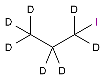 1-iodo(<sup>2</sup>H<sub>7</sub>)propane_分子结构_CAS_59012-23-6