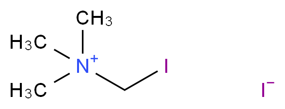 (iodomethyl)trimethylazanium iodide_分子结构_CAS_39741-91-8