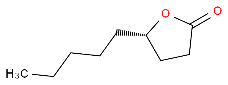 (5S)-5-pentyloxolan-2-one_分子结构_CAS_63357-97-1