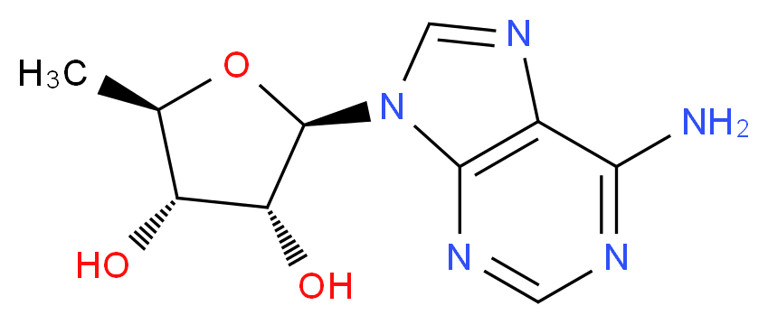 5′-Deoxyadenosine_分子结构_CAS_4754-39-6)