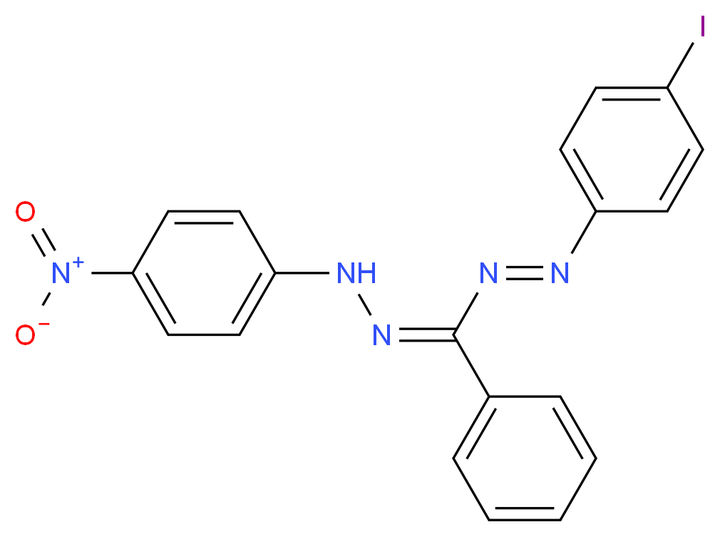 Iodonitrotetrazolium violet-formazan_分子结构_CAS_7781-49-9)