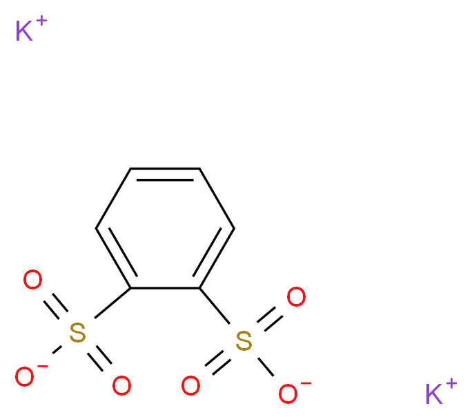 苯-1,2-二磺酸钾_分子结构_CAS_5710-54-3)