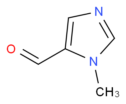 1-methyl-1H-imidazole-5-carbaldehyde_分子结构_CAS_39021-62-0