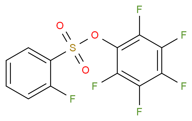 2,3,4,5,6-Pentafluorophenyl 2-fluorobenzenesulfonate_分子结构_CAS_)