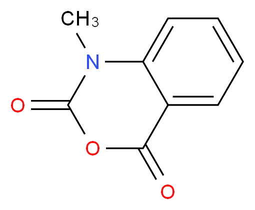 1-methyl-2,4-dihydro-1H-3,1-benzoxazine-2,4-dione_分子结构_CAS_10328-92-4