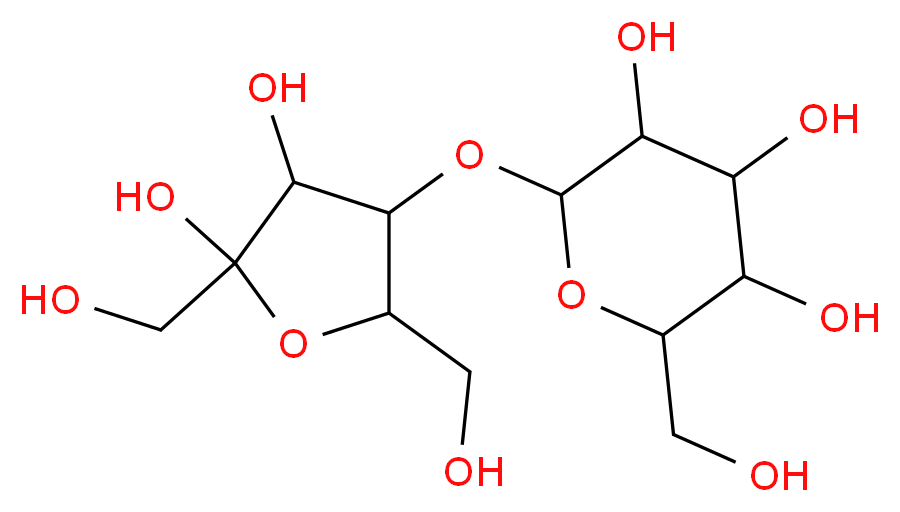 LACTULOSE_分子结构_CAS_4618-18-2)