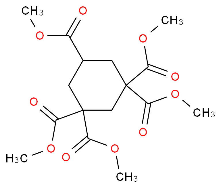 Pentamethyl cyclohexane-1,1,3,3,5-pentacarboxylate_分子结构_CAS_)