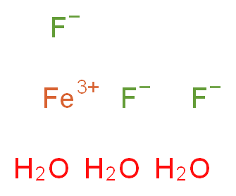 iron(3+) ion trihydrate trifluoride_分子结构_CAS_15469-38-2