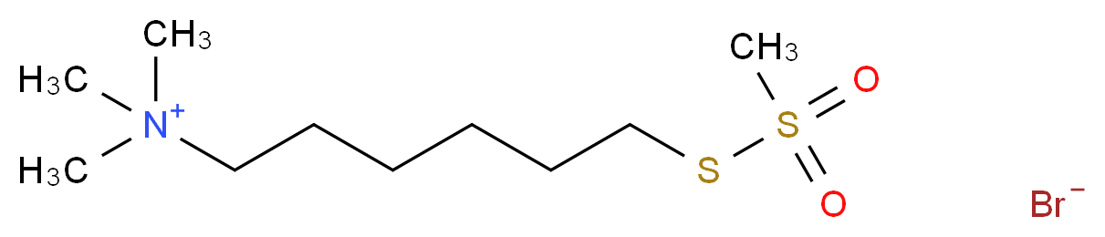 [6-(Trimethylammonium)hexyl] Methanethiosulfonate Bromide _分子结构_CAS_1041424-77-4)