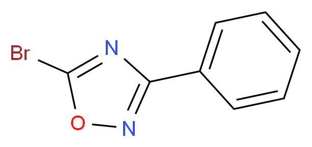 5-Bromo-3-phenyl-1,2,4-oxadiazole_分子结构_CAS_1263279-50-0)