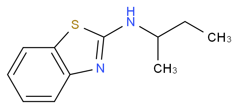 N-(sec-butyl)-1,3-benzothiazol-2-amine_分子结构_CAS_28291-73-8)