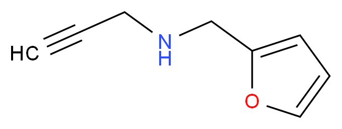 (2-furylmethyl)prop-2-yn-1-ylamine_分子结构_CAS_53175-35-2)