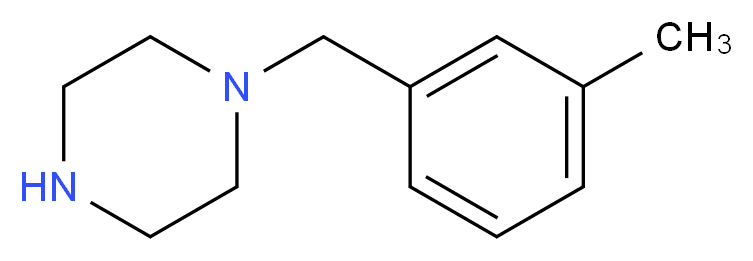 1-(3-Methylbenzyl)piperazine_分子结构_CAS_5321-48-2)