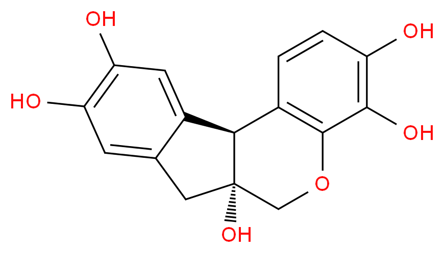 苏木精水合物, 96% (干重), 含大约 6% 水_分子结构_CAS_517-28-2)