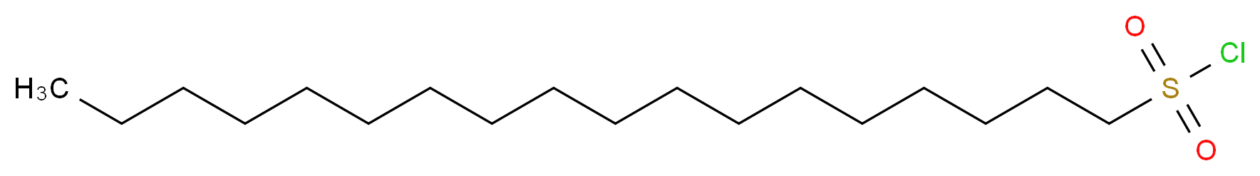 octadecane-1-sulfonyl chloride_分子结构_CAS_10147-41-8