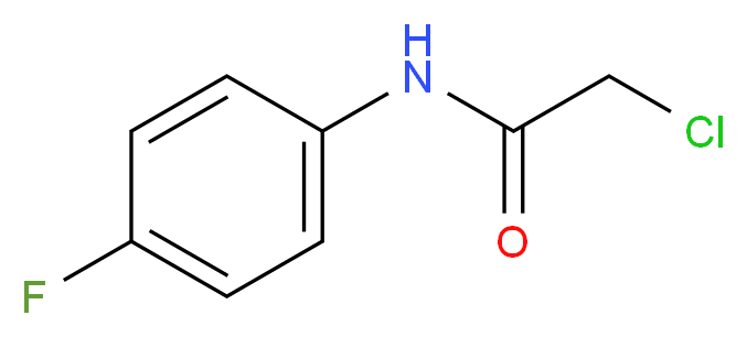 N-(Chloroacetyl)-4-fluoroaniline 97%_分子结构_CAS_351-04-2)