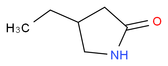 4-ethyl-2-pyrrolidinone_分子结构_CAS_41819-75-4)