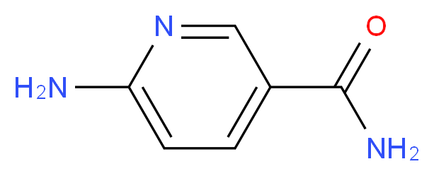 6-aminopyridine-3-carboxamide_分子结构_CAS_329-89-5