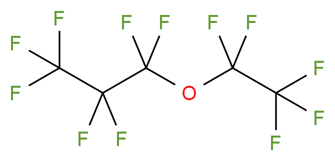 Heptafluoropropyl pentafluoroethyl ether_分子结构_CAS_)