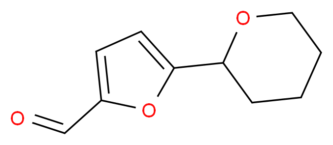 5-(tetrahydro-2H-pyran-2-yl)-2-furaldehyde_分子结构_CAS_915924-73-1)