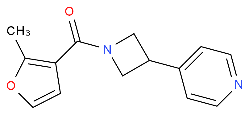 4-[1-(2-methyl-3-furoyl)-3-azetidinyl]pyridine_分子结构_CAS_)