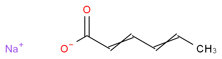 sodium hexa-2,4-dienoate_分子结构_CAS_7757-81-5