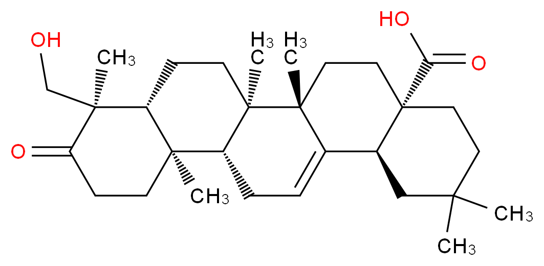 Hederagonic acid_分子结构_CAS_466-01-3)