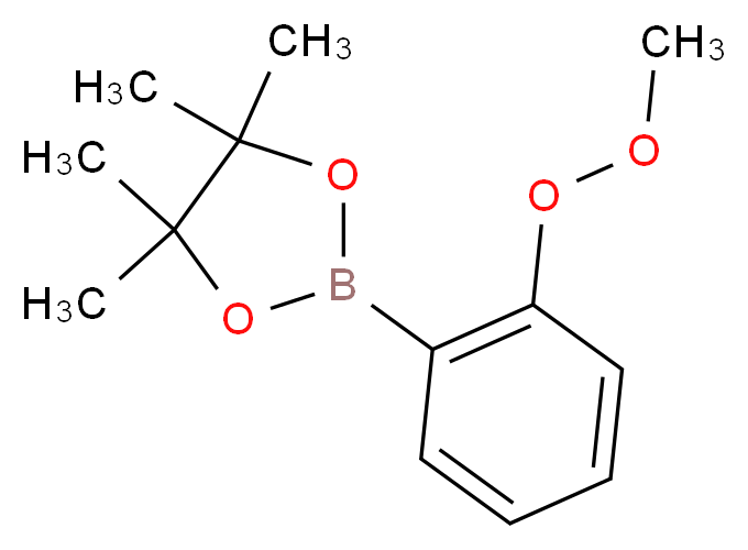 2-(2-METHOXYLOXYPHENYL)-4,4,5,5-TETRAMETHYL-1,3,2-DIOXABOROLANE_分子结构_CAS_)