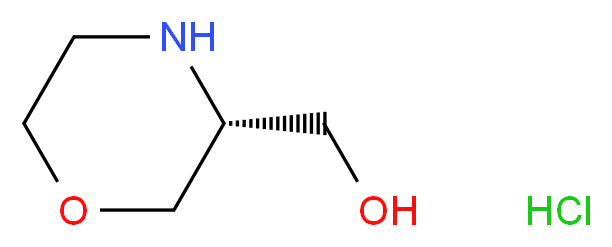 (3R)-morpholin-3-ylmethanol hydrochloride_分子结构_CAS_1212377-10-0