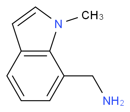 (1-methyl-1H-indol-7-yl)methylamine_分子结构_CAS_937795-97-6)