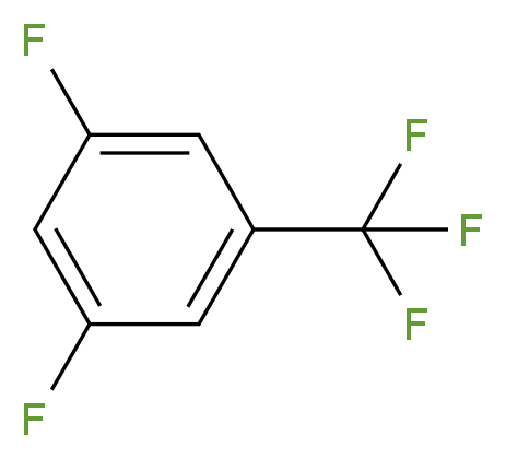 3,5-Difluorobenzotrifluoride_分子结构_CAS_401-85-4)
