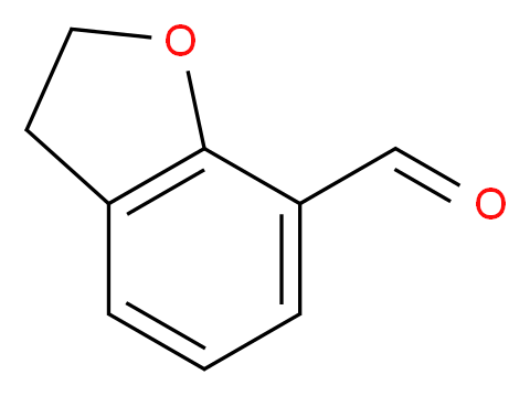 2,3-dihydro-1-benzofuran-7-carbaldehyde_分子结构_CAS_196799-45-8