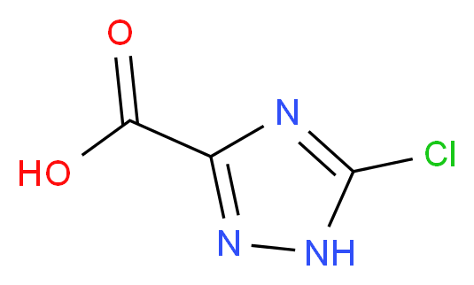 5-chloro-1H-1,2,4-triazole-3-carboxylic acid_分子结构_CAS_21733-03-9)