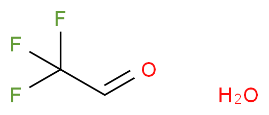 2,2,2-trifluoroacetaldehyde hydrate_分子结构_CAS_33953-86-5