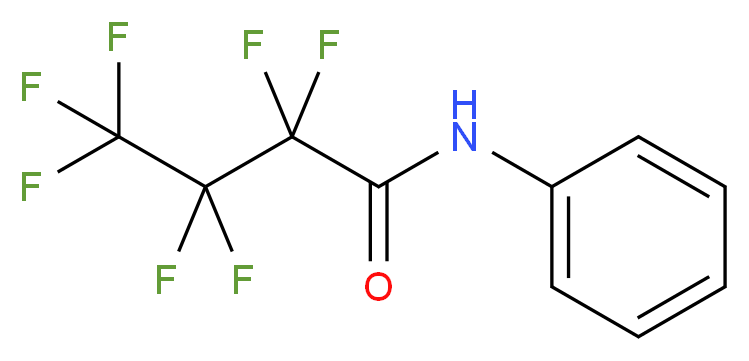 2,2,3,3,4,4,4-heptafluoro-N-phenylbutanamide_分子结构_CAS_336-61-8