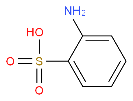 2-aminobenzenesulfonic acid_分子结构_CAS_88-21-1)