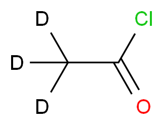 (<sup>2</sup>H<sub>3</sub>)acetyl chloride_分子结构_CAS_19259-90-6