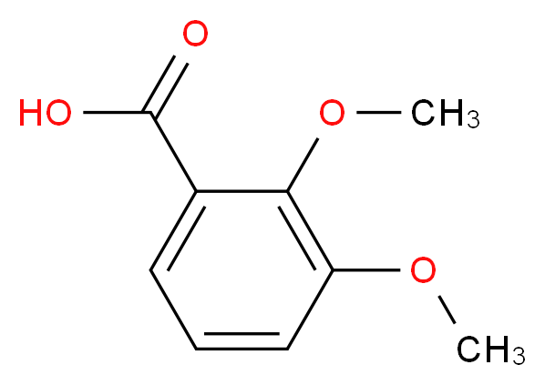 2,3-二甲氧基苯甲酸_分子结构_CAS_1521-38-6)