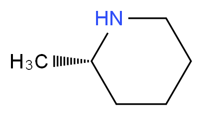 (2S)-2-methylpiperidine_分子结构_CAS_3197-42-0