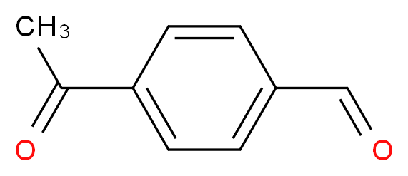 4-acetylbenzaldehyde_分子结构_CAS_3457-45-2