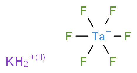 Potassium hexafluorotantalate 99%_分子结构_CAS_20137-53-5)