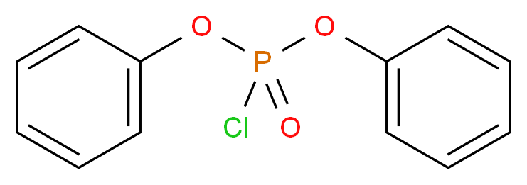 氯磷酸二苯酯_分子结构_CAS_2524-64-3)