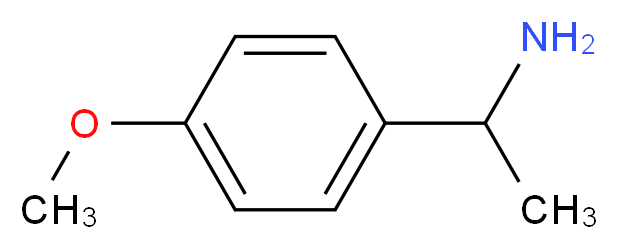 1-(4-methoxyphenyl)ethan-1-amine_分子结构_CAS_6298-96-0