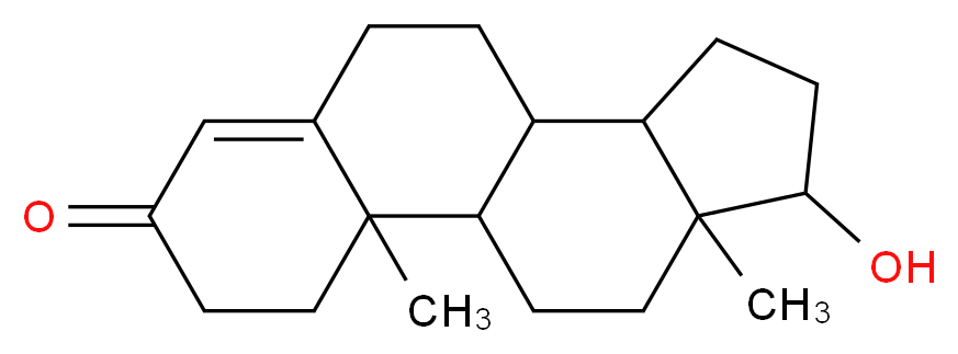 CAS_58-22-0 molecular structure